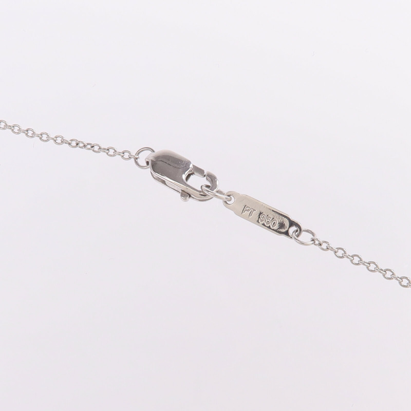 TIFFANY&CO PT950鉑金/18K黃金Diamond Necklae鑽石項鍊-4