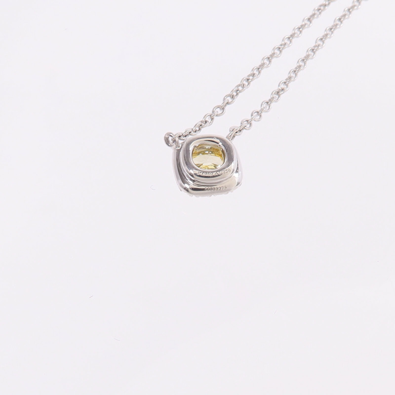 TIFFANY&CO PT950鉑金/18K黃金Diamond Necklae鑽石項鍊-8