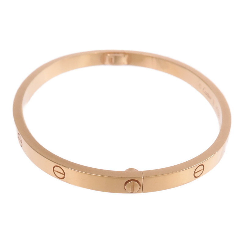 CARTIER 18K玫瑰金Love Bracelet Small Model手鐲Cartier#16-1