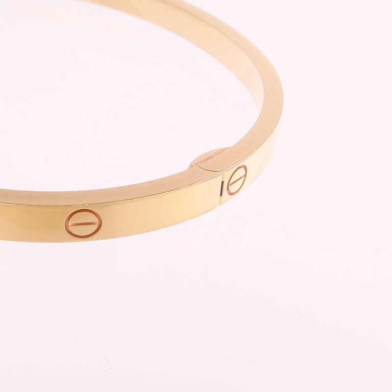 CARTIER 18K玫瑰金Love Bracelet Small Model手鐲Cartier#16-5