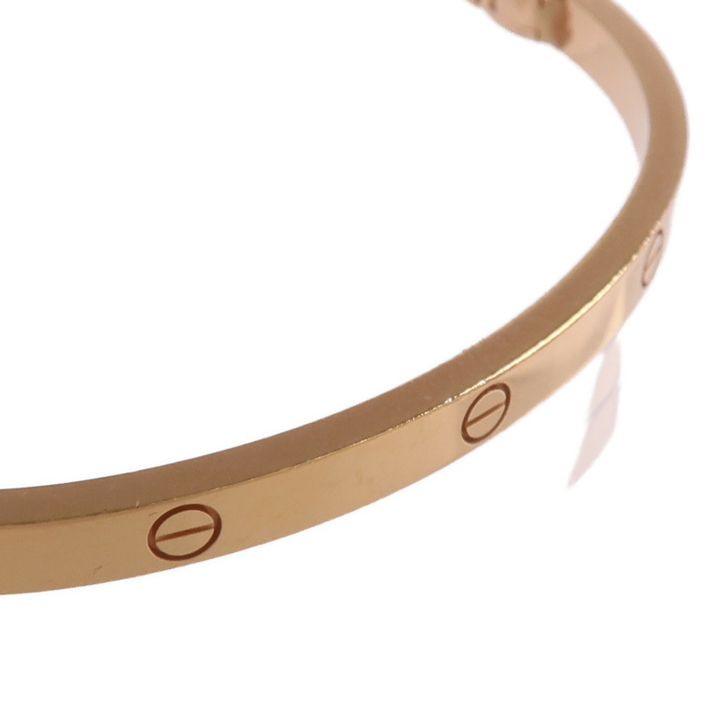CARTIER 18K玫瑰金Love Bracelet Small Model手鐲Cartier#16-6