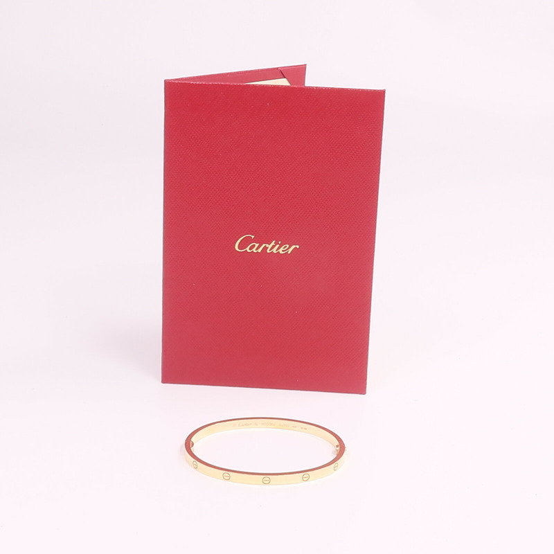 CARTIER 18K玫瑰金Love Bracelet Small Model手鐲Cartier#16-9