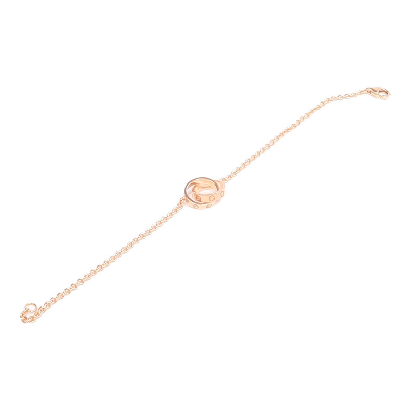 CARTIER 18K玫瑰金Love Bracelet手鏈-6