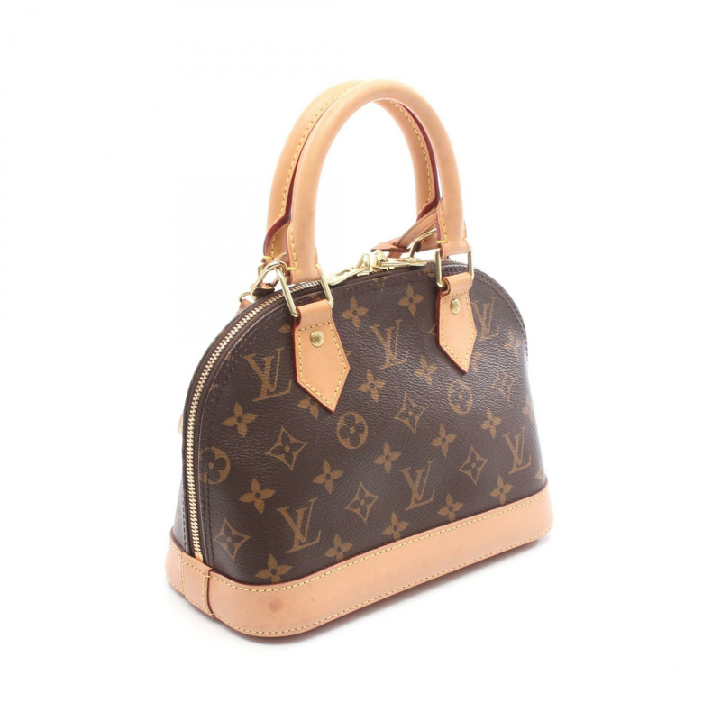路易威登 Alma BB 兩用肩背包 M53152 Monogram 帆布 二手 LV-1