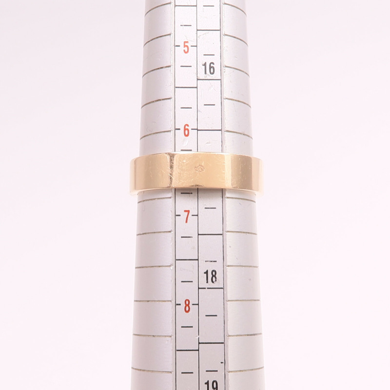 HERMES 18K玫瑰金Kelly Ring鑽石戒指Hermes#53/US#6.5-6