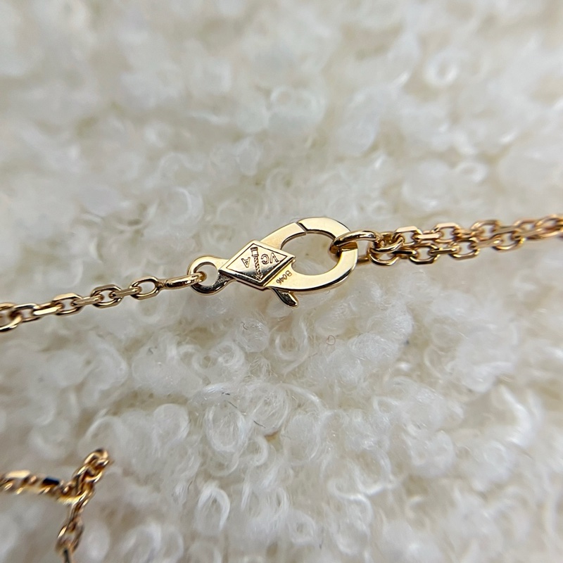 VCA 梵克雅寶21年聖誕款 單鑽四葉草項鍊 附件 包裝盒 21年身份卡-6