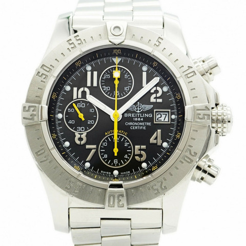 百年靈復仇者係列 Skyland A13380 黑色錶盤男士腕錶