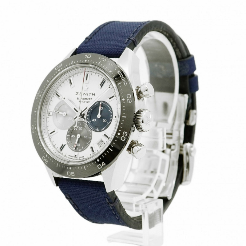 真力時 Chronomaster Sport 03.3100.3600 69.C823 白色錶盤男士腕錶-2