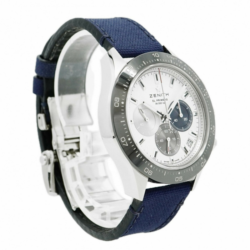 真力時 Chronomaster Sport 03.3100.3600 69.C823 白色錶盤男士腕錶-3