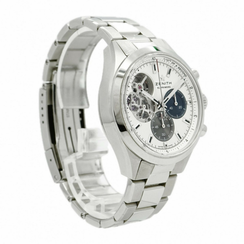 真力時 Chronomaster 03.3300.3604 69.M3300 鏤空錶盤男士腕錶-3