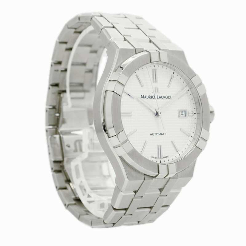 Maurice Lacroix Aicon AI6008-SS002-130-1 銀色錶盤男士腕錶-3