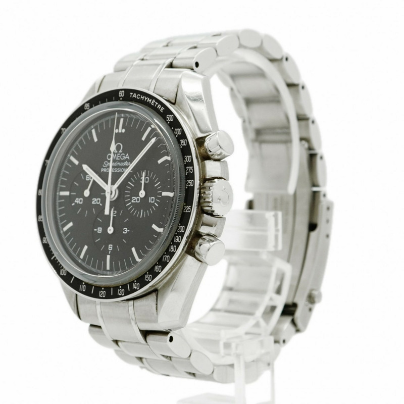 歐米茄超霸系列3573.50黑色錶盤男士腕錶-2