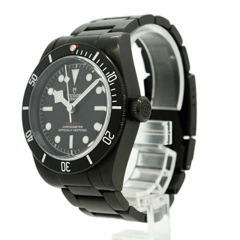 帝舵碧灣系列深色錶盤男士腕錶 79230DK-2