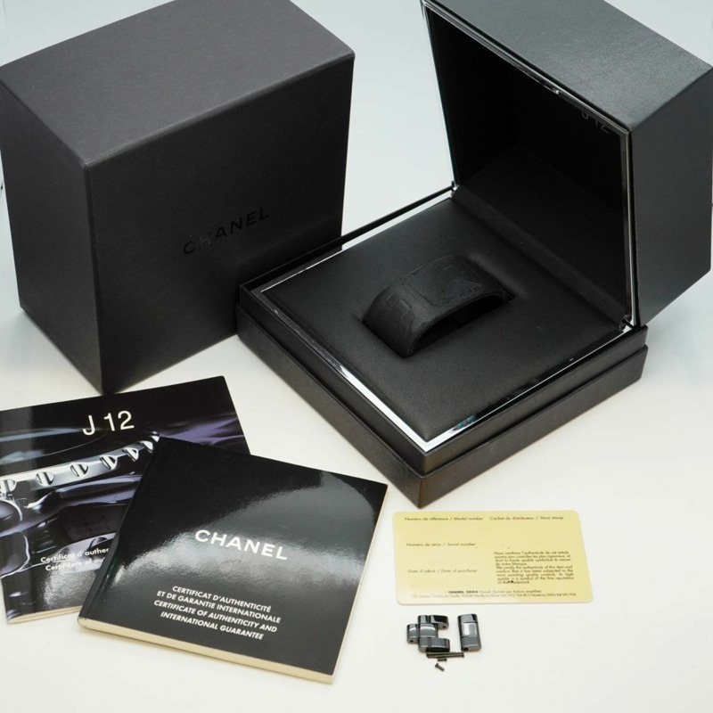 香奈兒 J12 H0940 黑色錶盤男士腕錶-1