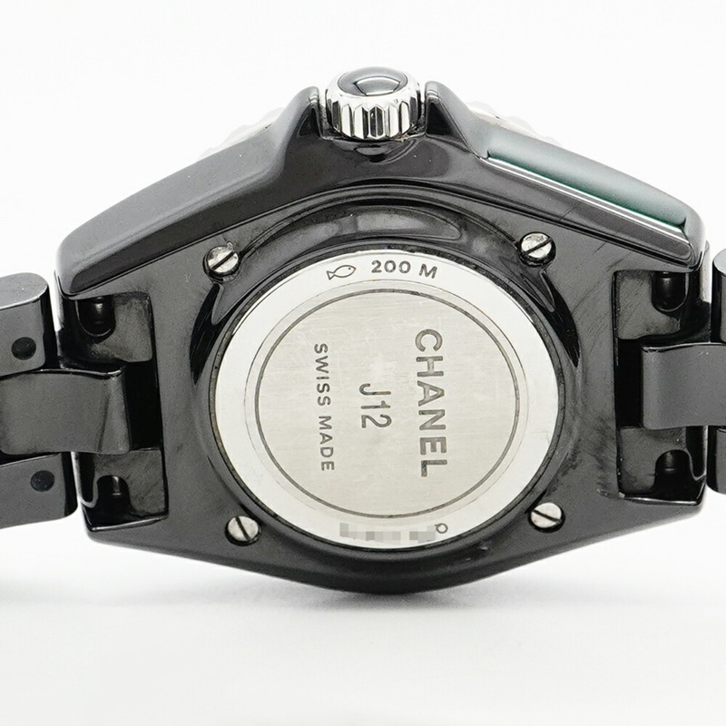 香奈兒 J12 H5701 黑色錶盤女士腕錶-5