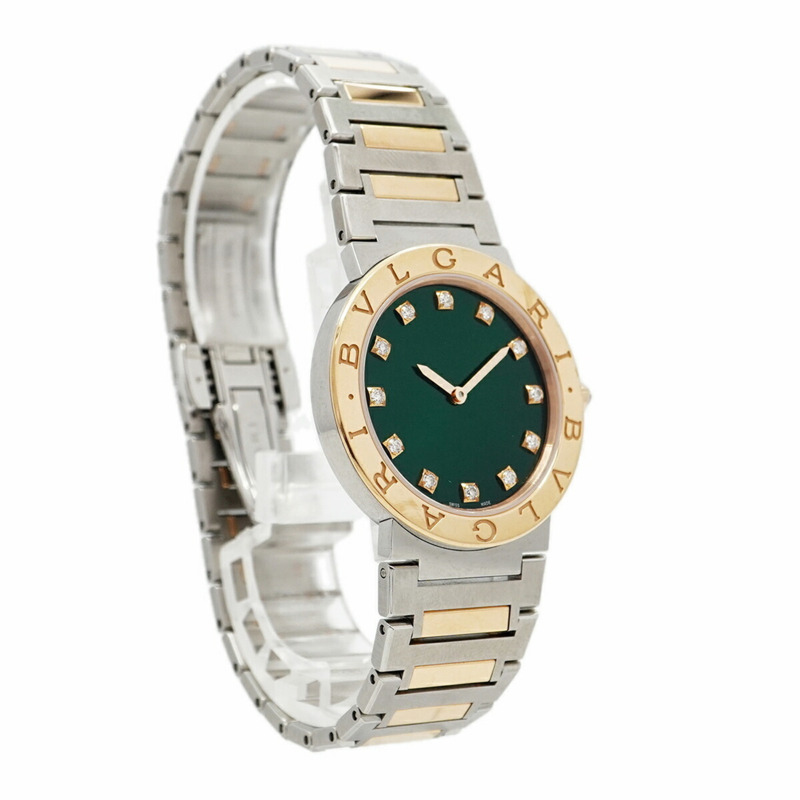 寶格麗 BBP33SG 103202 綠色錶盤女士腕錶-3