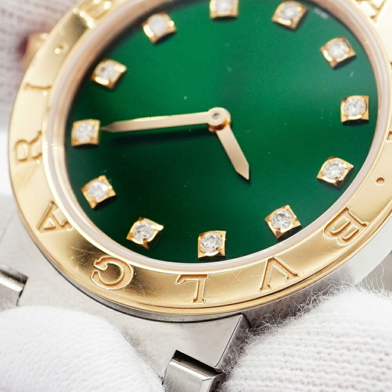 寶格麗 BBP33SG 103202 綠色錶盤女士腕錶-7