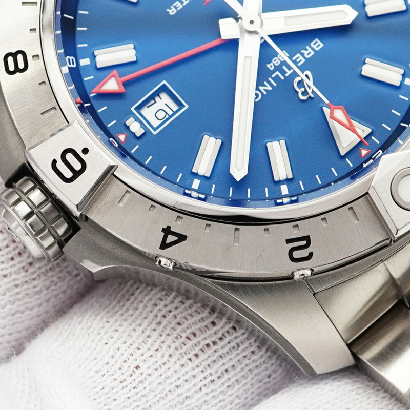 百年靈復仇者A32320藍色錶盤男士腕錶-7