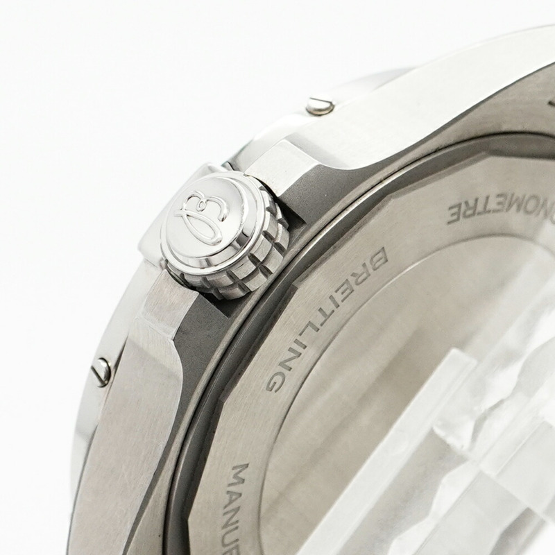 百年靈復仇者A32320藍色錶盤男士腕錶-9