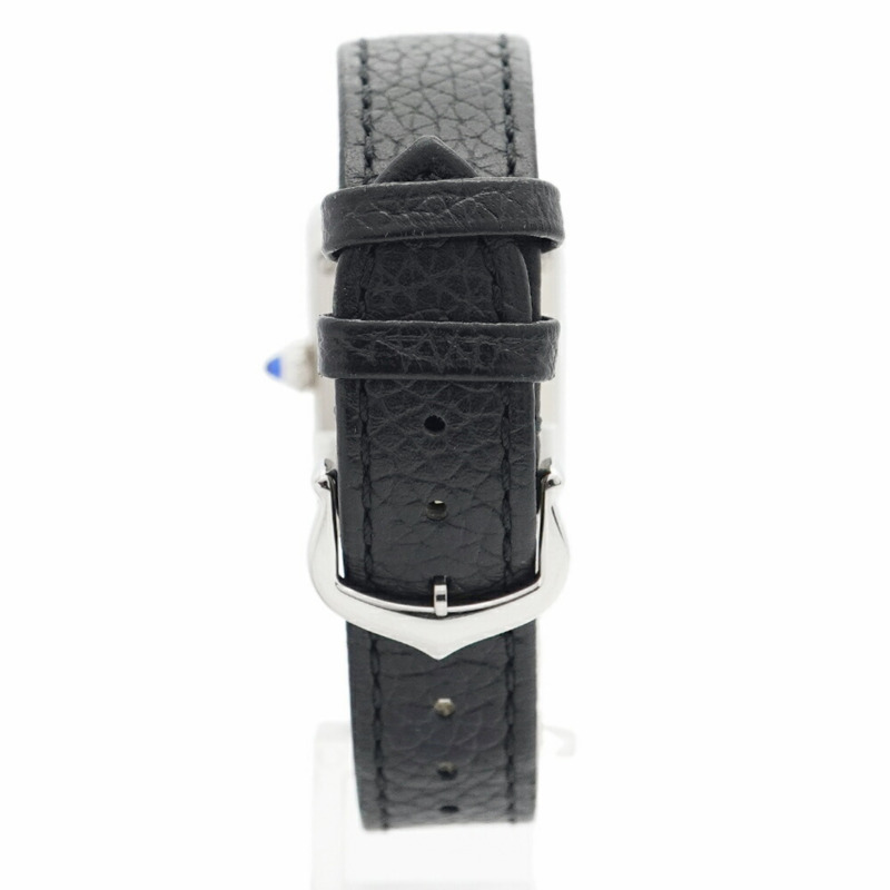 卡地亞 Tank Must SM WSTA0042 銀色錶盤小姐腕錶-7