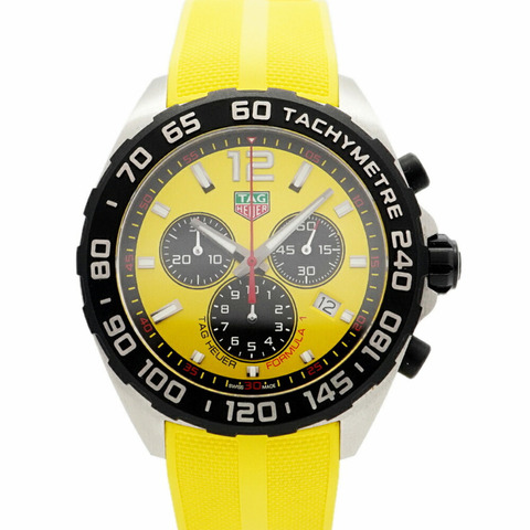 TAG Heuer 豪雅一級方程式 CAZ101AM 黃色錶盤男士腕錶
