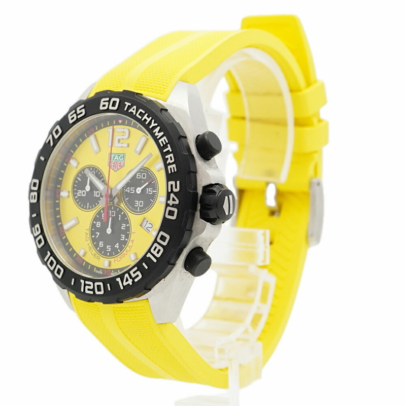 TAG Heuer 豪雅一級方程式 CAZ101AM 黃色錶盤男士腕錶-2