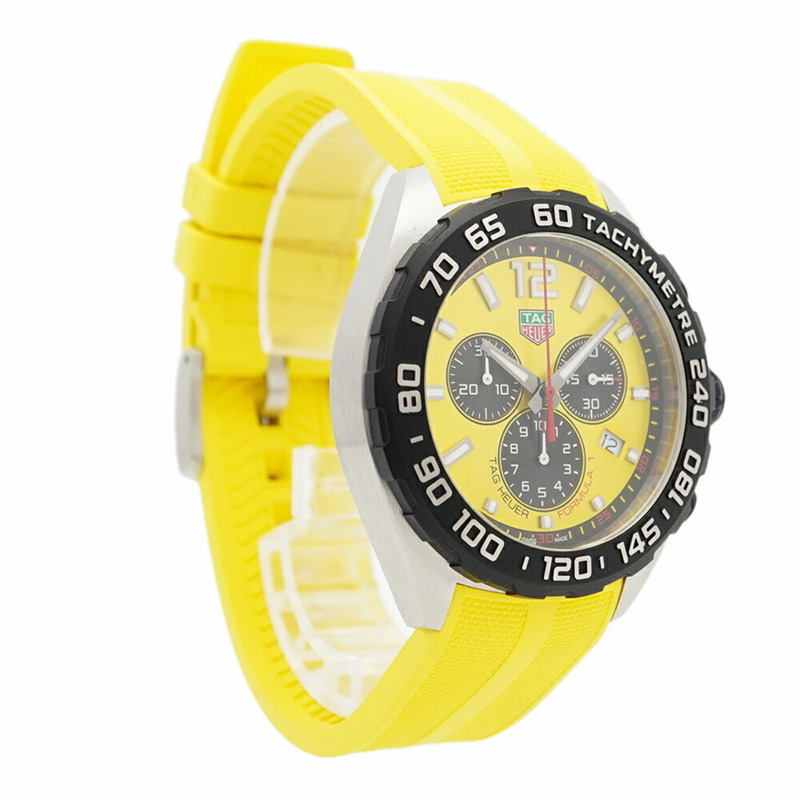 TAG Heuer 豪雅一級方程式 CAZ101AM 黃色錶盤男士腕錶-3