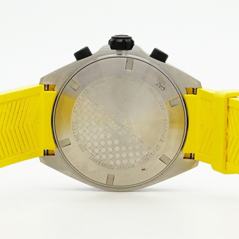 TAG Heuer 豪雅一級方程式 CAZ101AM 黃色錶盤男士腕錶-5