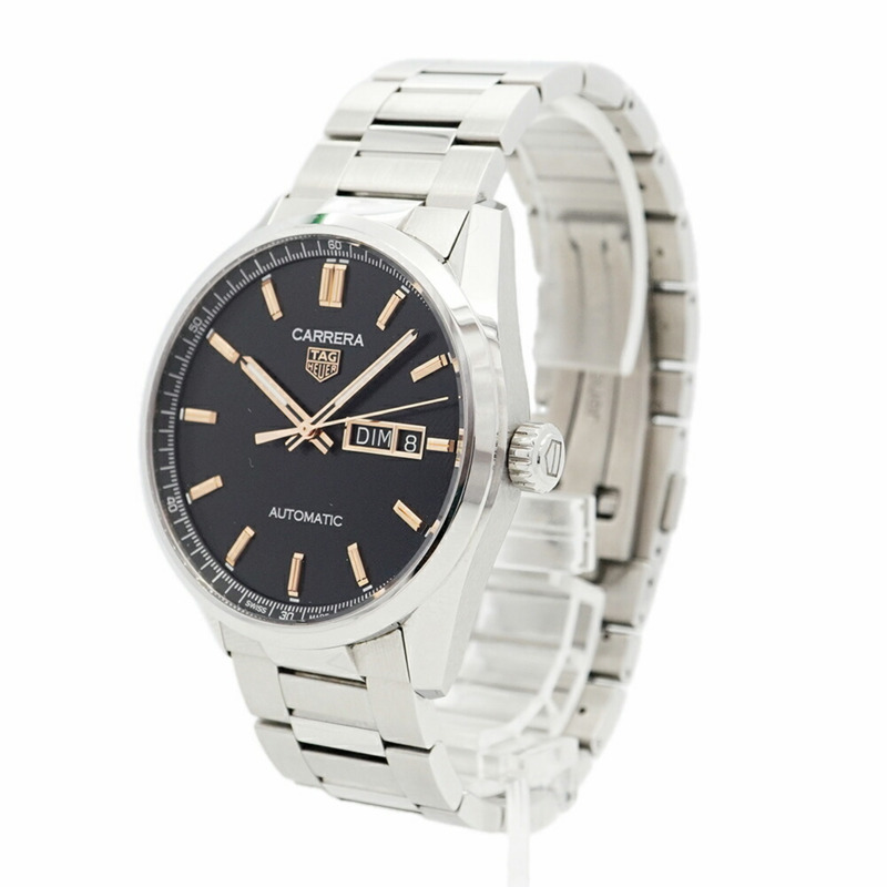 TAG Heuer 豪雅卡萊拉 WBN2013 黑色錶盤男士腕錶-2