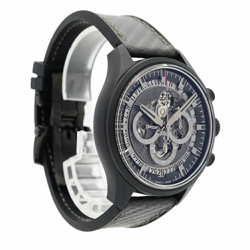 真力時 Chronomaster El Primero Skeleton 49.2520.400 男士錶盤腕錶-3