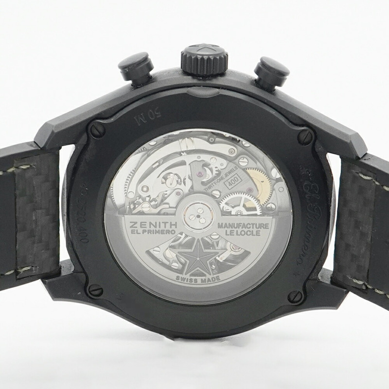 真力時 Chronomaster El Primero Skeleton 49.2520.400 男士錶盤腕錶-5