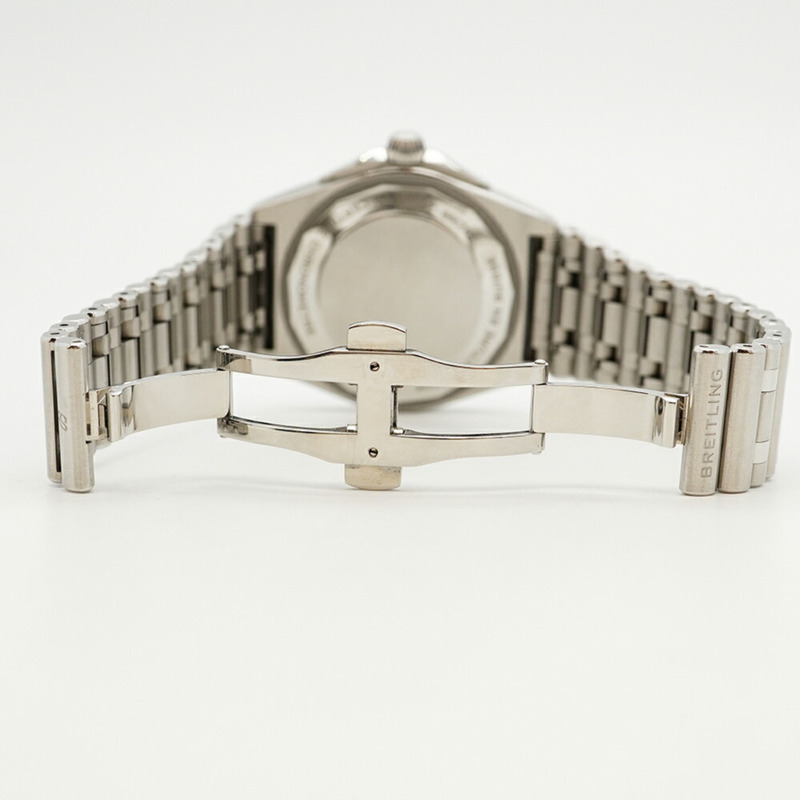 百年靈 Chronomat GMT A32398 男士黑色錶盤腕錶-4