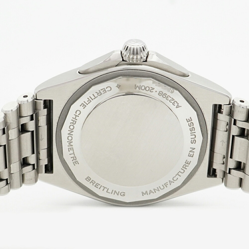 百年靈 Chronomat GMT A32398 男士黑色錶盤腕錶-5