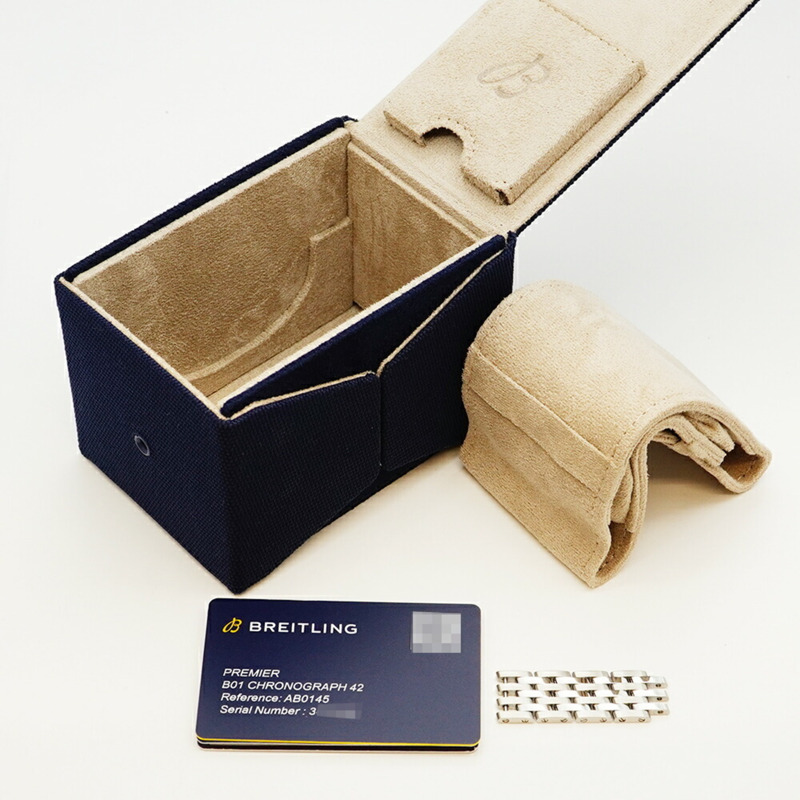 百年靈 Premier B01 AB0145 黑色錶盤男錶-1