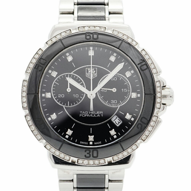 TAG Heuer 豪雅一級方程式 CAH1212 黑色錶盤男士腕錶-0