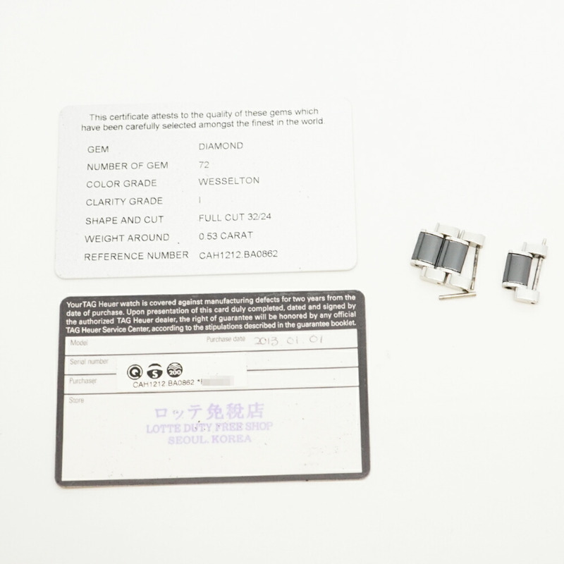 TAG Heuer 豪雅一級方程式 CAH1212 黑色錶盤男士腕錶-1