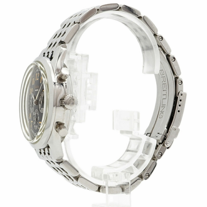 百年靈 Navitimer Premier A40035 黑色錶盤男士腕錶-2