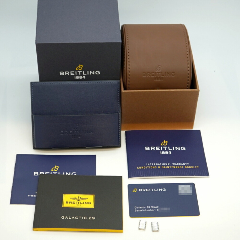 百年靈銀河29 W72348 白色錶盤小姐腕錶-1