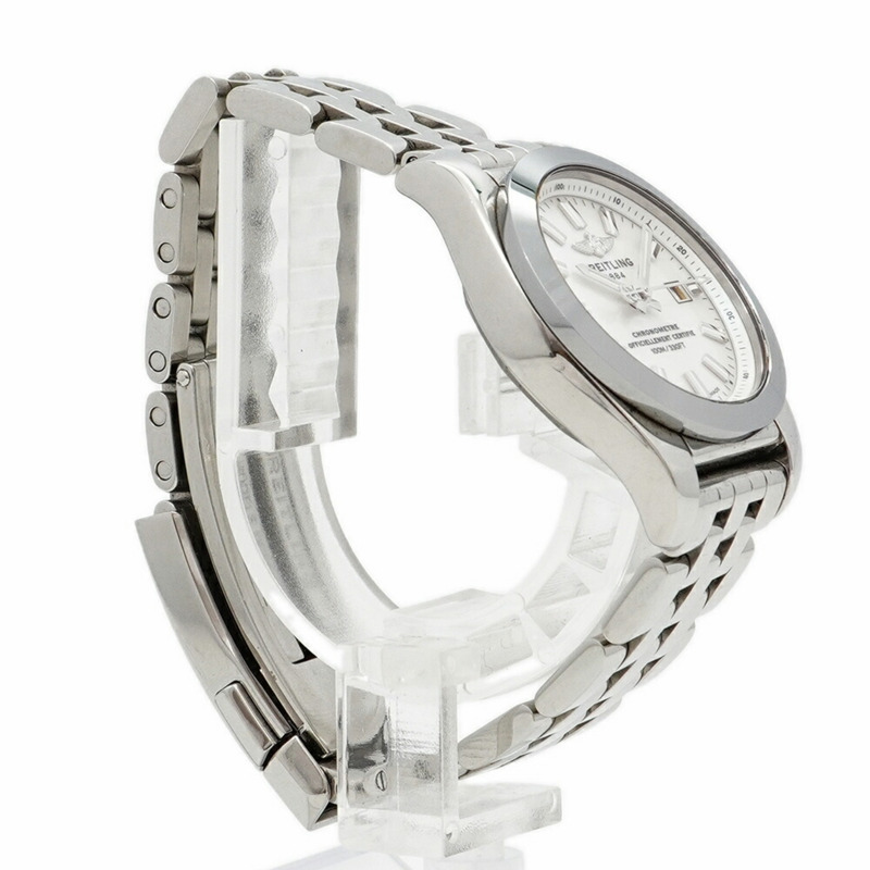 百年靈銀河29 W72348 白色錶盤小姐腕錶-3