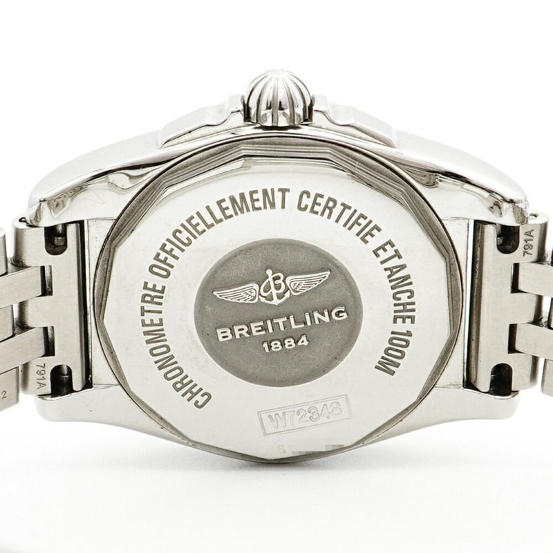 百年靈銀河29 W72348 白色錶盤小姐腕錶-5