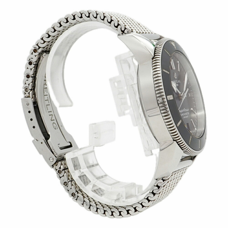 百年靈超級海洋文化系列AB2030黑色錶盤男士腕錶-3