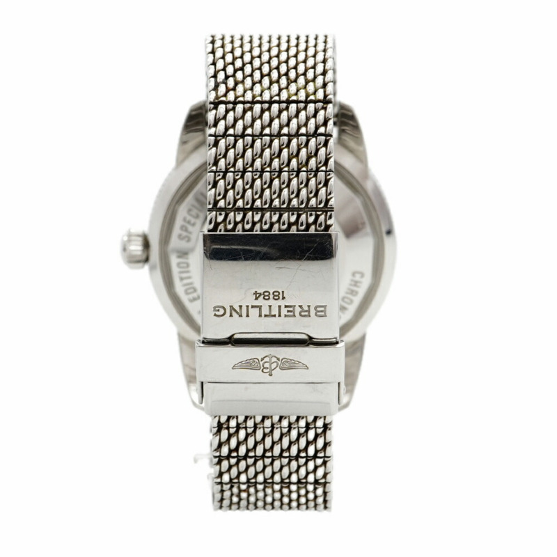 百年靈超級海洋文化系列AB2030黑色錶盤男士腕錶-9