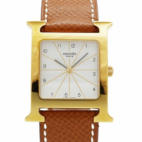 愛馬仕 H 系列腕錶 HH1.501 白色錶盤 女士款