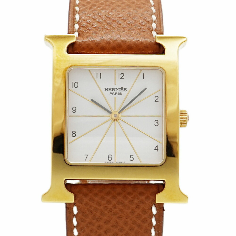 愛馬仕 H 系列腕錶 HH1.501 白色錶盤 女士款-0