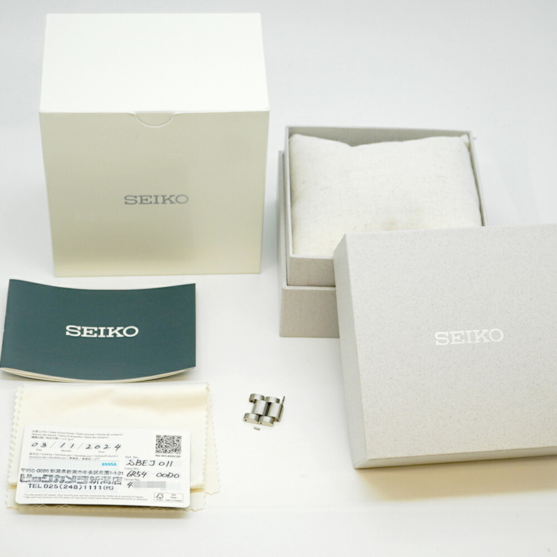 精工 Prospex SBEJ011 6R54-00D0 黑色錶盤男士腕錶-1