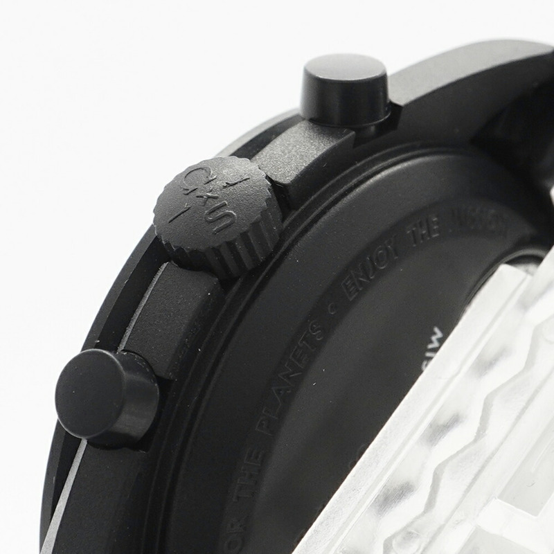 Swatch x Omega Moonwatch Snoopy聯名款 S033B700 黑色錶盤男士腕錶-7