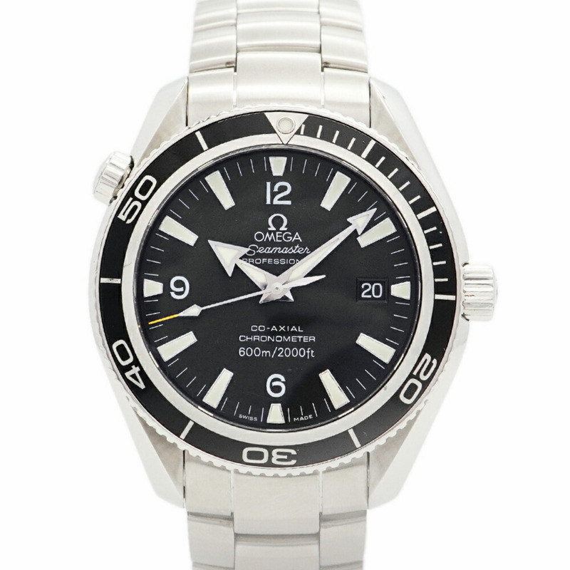 歐米茄海馬系列 2201.50 黑色錶盤男士腕錶-0