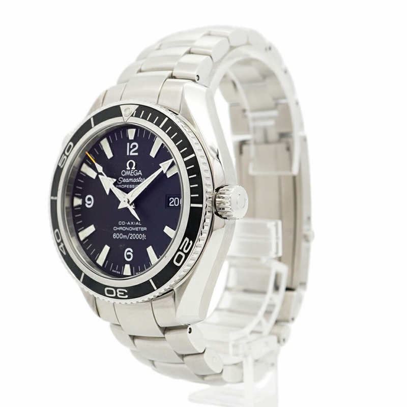 歐米茄海馬系列 2201.50 黑色錶盤男士腕錶-1