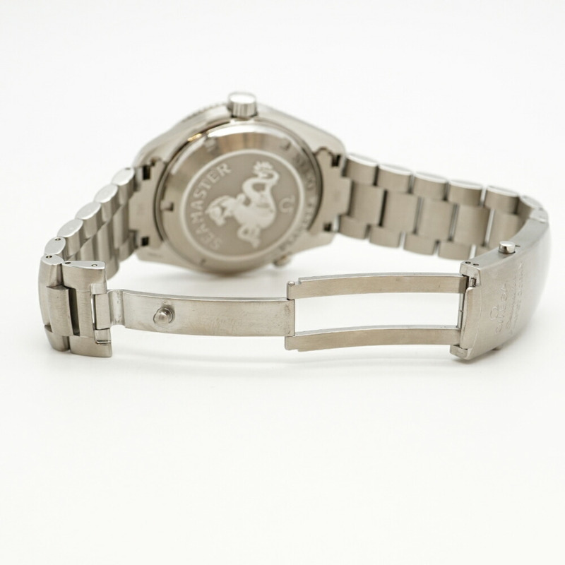 歐米茄海馬系列 2201.50 黑色錶盤男士腕錶-3