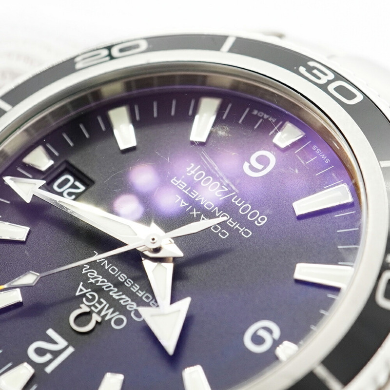 歐米茄海馬系列 2201.50 黑色錶盤男士腕錶-7